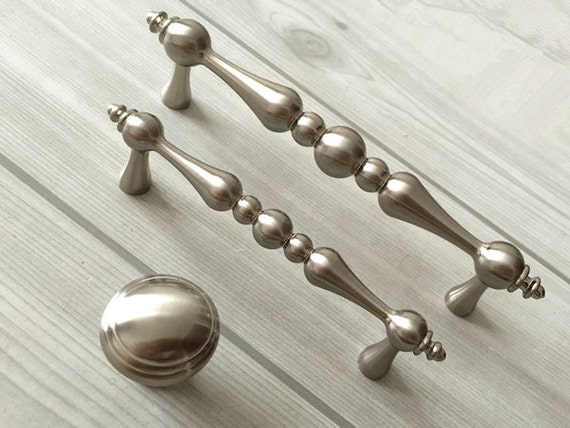 64 96 128 Schubladen Knöpfe Möbel Griff Schrank Griffe Möbelgriffe Antike Silber