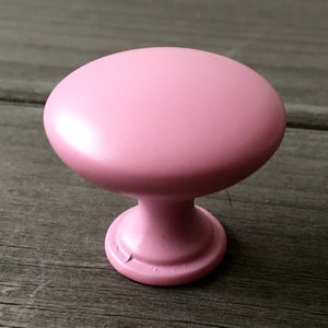 3 3.75 5 Pink Knob Drawer Pulls Cup Bin Pull Kitchen Cabinet Door Handle Dresser Pull Handles Kids Knobs Lynns Hardware 76 96 128 mm A- Knob