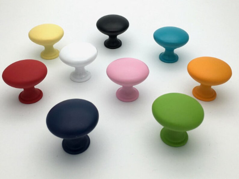 Colorful Knob Drawer Knobs Pulls Kitchen Cabinet Knobs Dresser Etsy