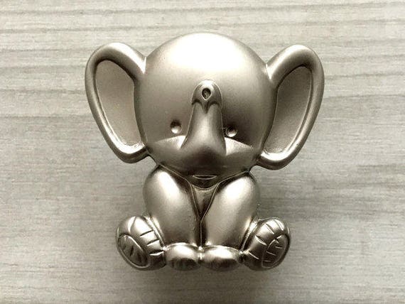 Elephant Knob Kids Knobs Dresser Knobs Pulls Drawer Pull Etsy