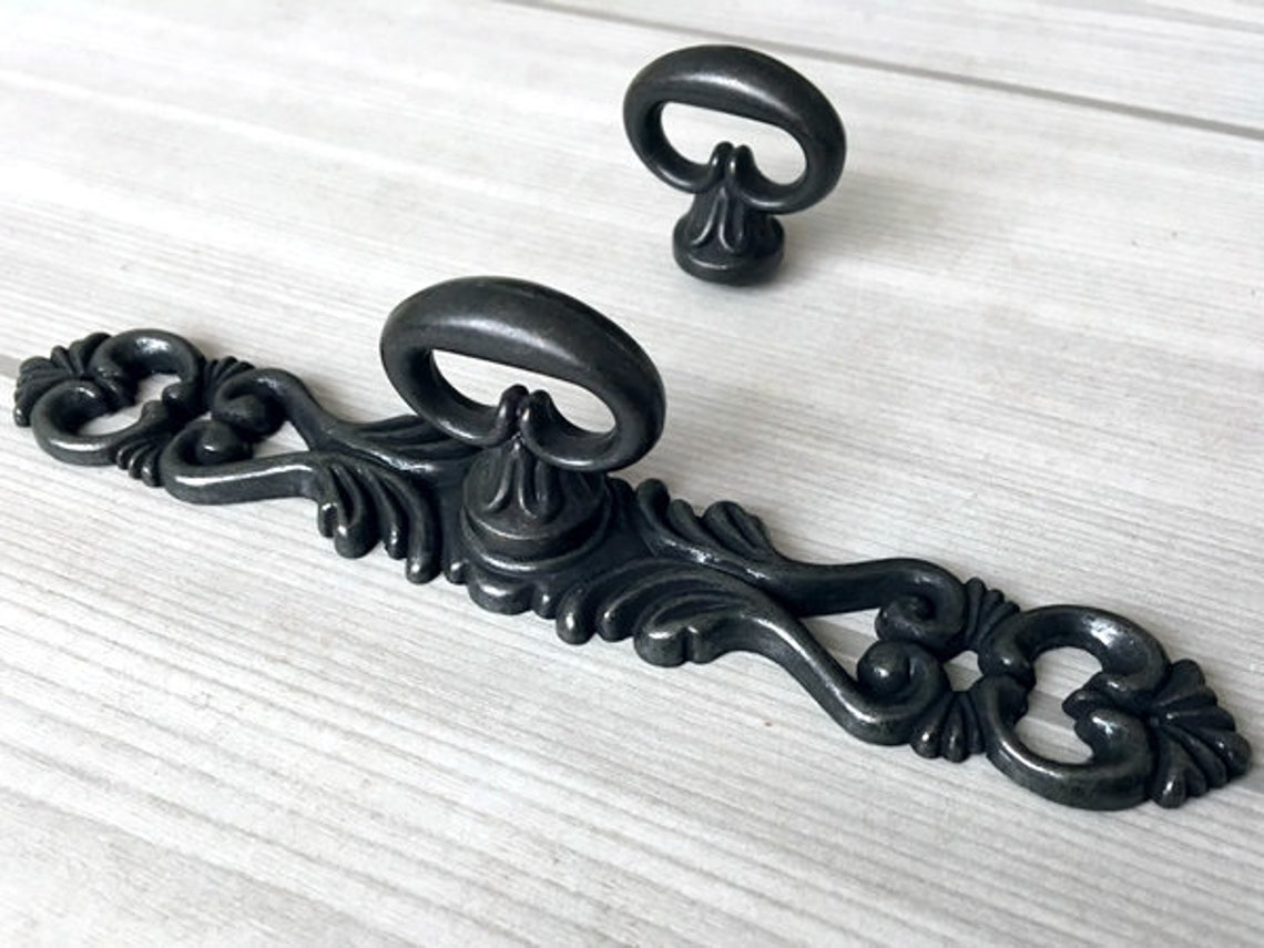 Vintage Style Knob Ring Drawer Knobs Pull Handles Dresser Knob | Etsy