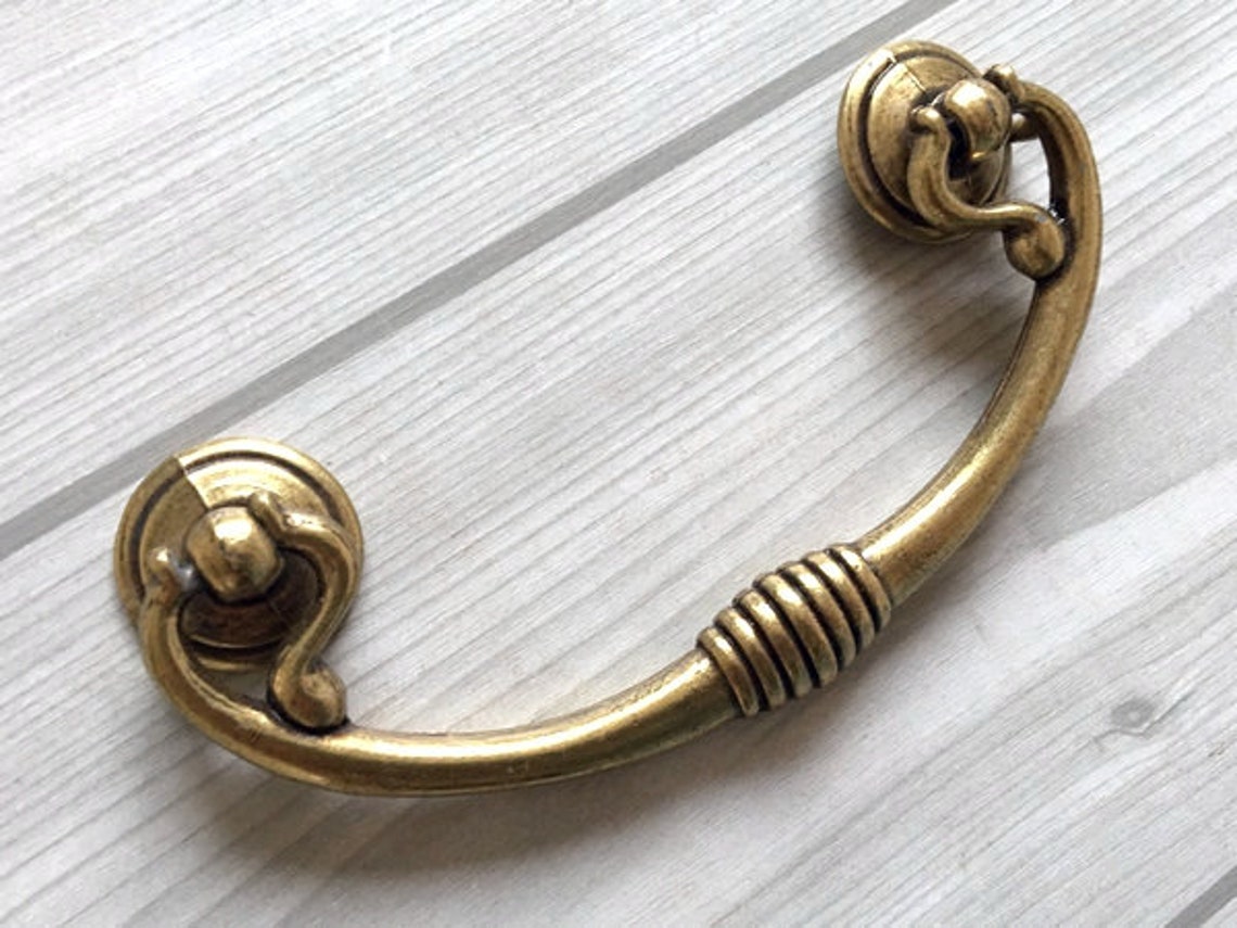 2.5 Drop Bail Drawer Pull Handles Dresser Pulls Etsy