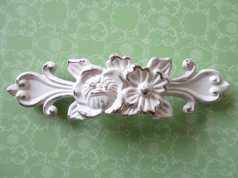 3.75 5 Cream White Dresser Pulls Drawer Pulls Etsy