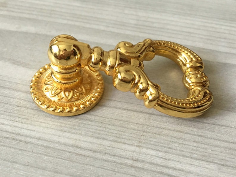 2.5 3.5 Gold Drawer Pull Handles Drop Cabinet Pull Handles Dresser Knob Pulls Handle Vintage Style 2 12 3 12 64 89 mm Lynns Hardware