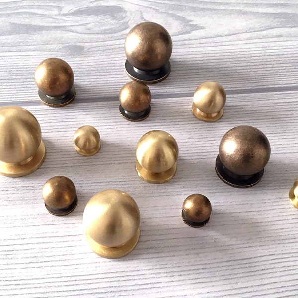 Antique Brass Knob Etsy
