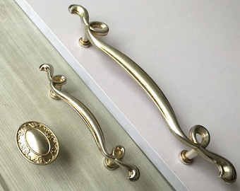 3.25" 6" Dresser Pull Handle Drawer Pulls Handles Knobs Antique Silver Kitchen Cabinet Pulls Vintage Furniture Decorative Knobs Pull 3 1/4"