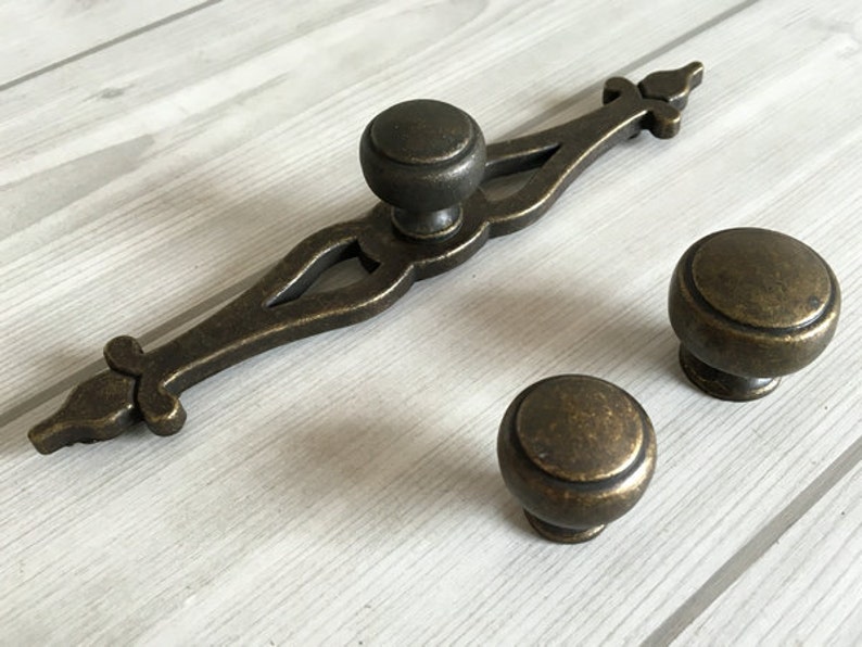 Vintage Style Dresser Knob Drawer Knobs Pulls Handles Antique Etsy