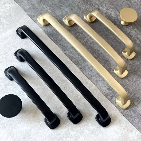 Black and Gold Bathroom Hardware Etsy