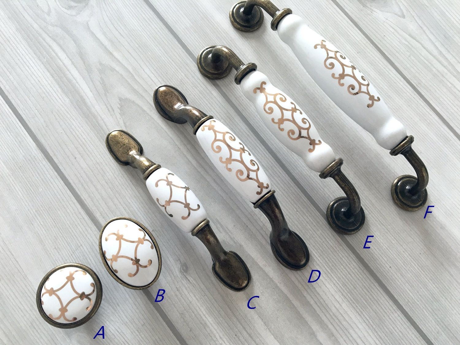 Knobs & Pulls Home & Living 5 3.75 Hole Center Ceramic Drawer Pull