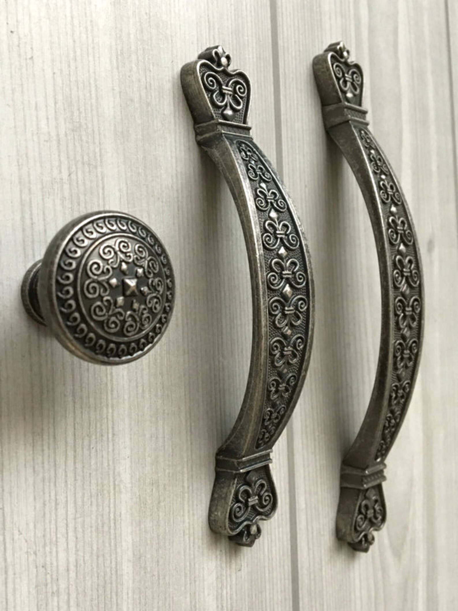 96 128 mm Vintage Stil Schrank Griffe für Möbel Knäufe | Etsy