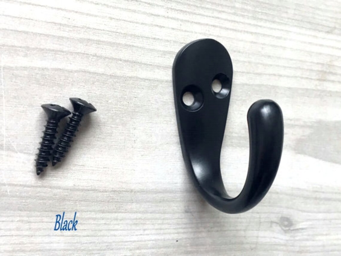 Small Wall Hooks Decorative Hooks Wall Hook Gold Brushed Etsy