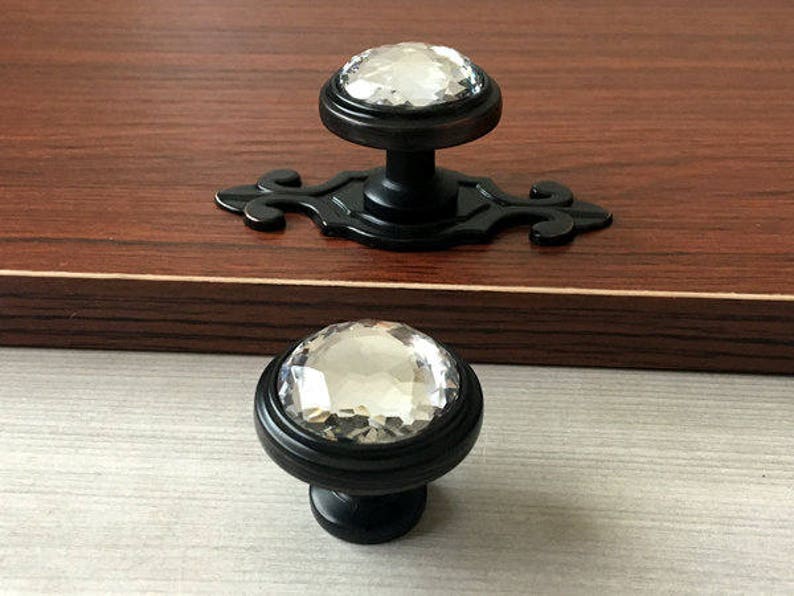 Glass Knobs Crystal Dresser Knob Drawer Knobs Pulls Handles Etsy
