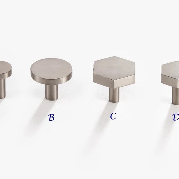 Satin Nickel and Brushed Brass Hardware Etsy