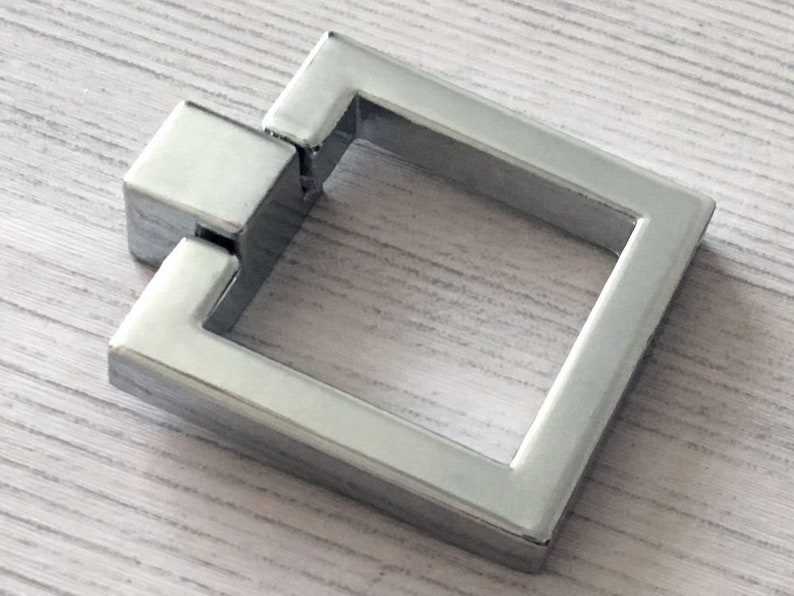 Square Dresser Pull Knobs Drawer Knob Pulls Handles Drop Rings Etsy