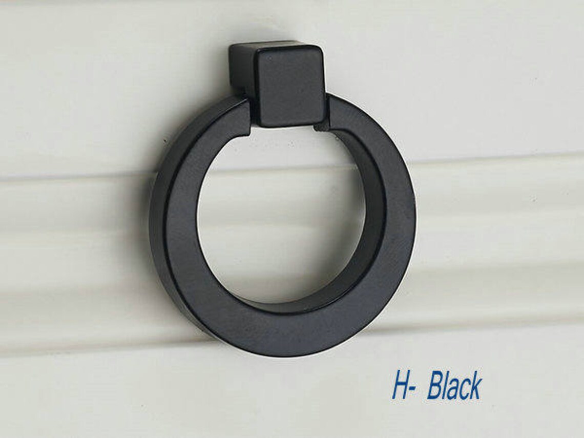 Drop Ring Door Pull Dresser Knobs Drawer Knob Pulls Etsy