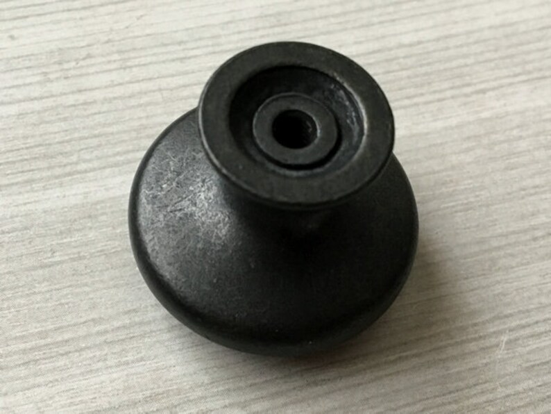 Antique Black Knob Dresser Knobs Drawer Knobs Pulls Handles Etsy