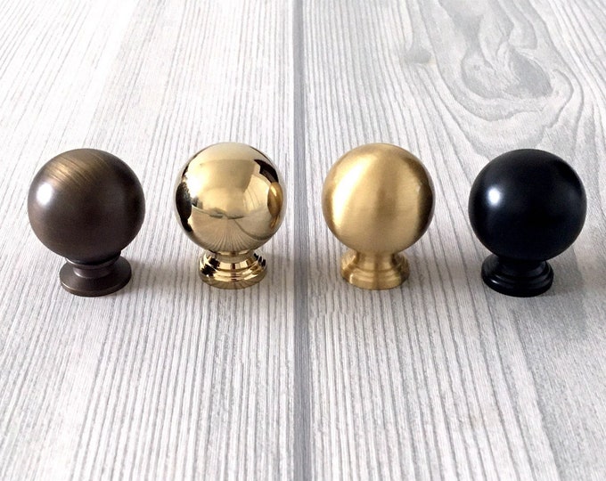 Brass Ball Knob Knobs Brass Drawer Pull Dresser Knob Drawer