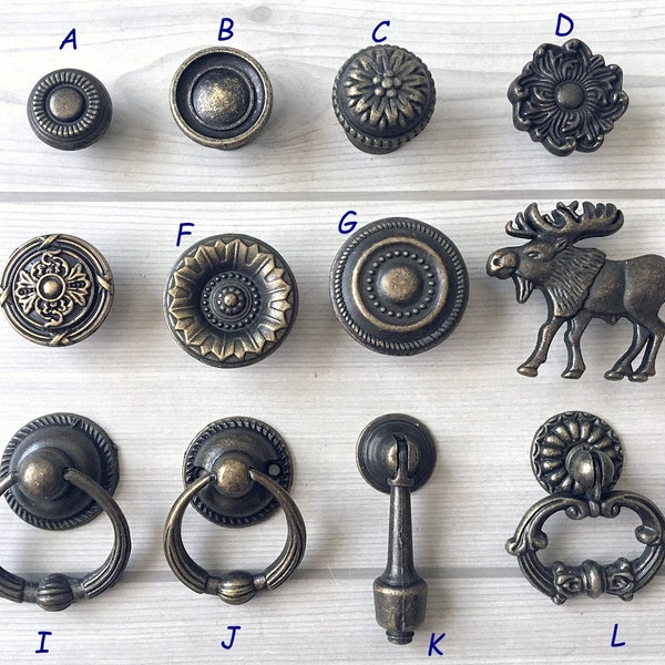 Vintage Drawer Knobs Etsy