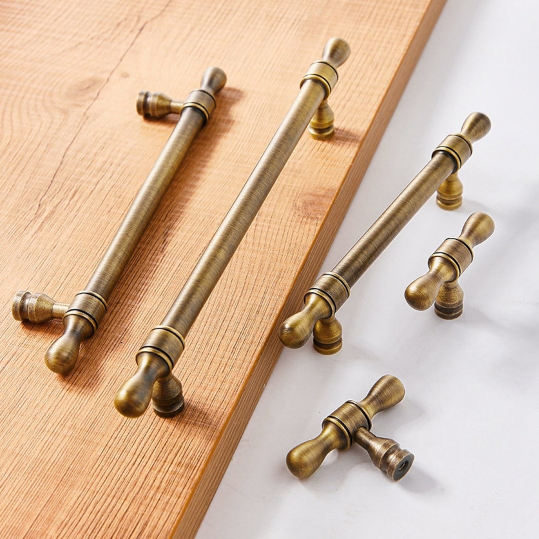 Brass Pulls Handles Antique Brass Drawer Knobs Dresser Handle