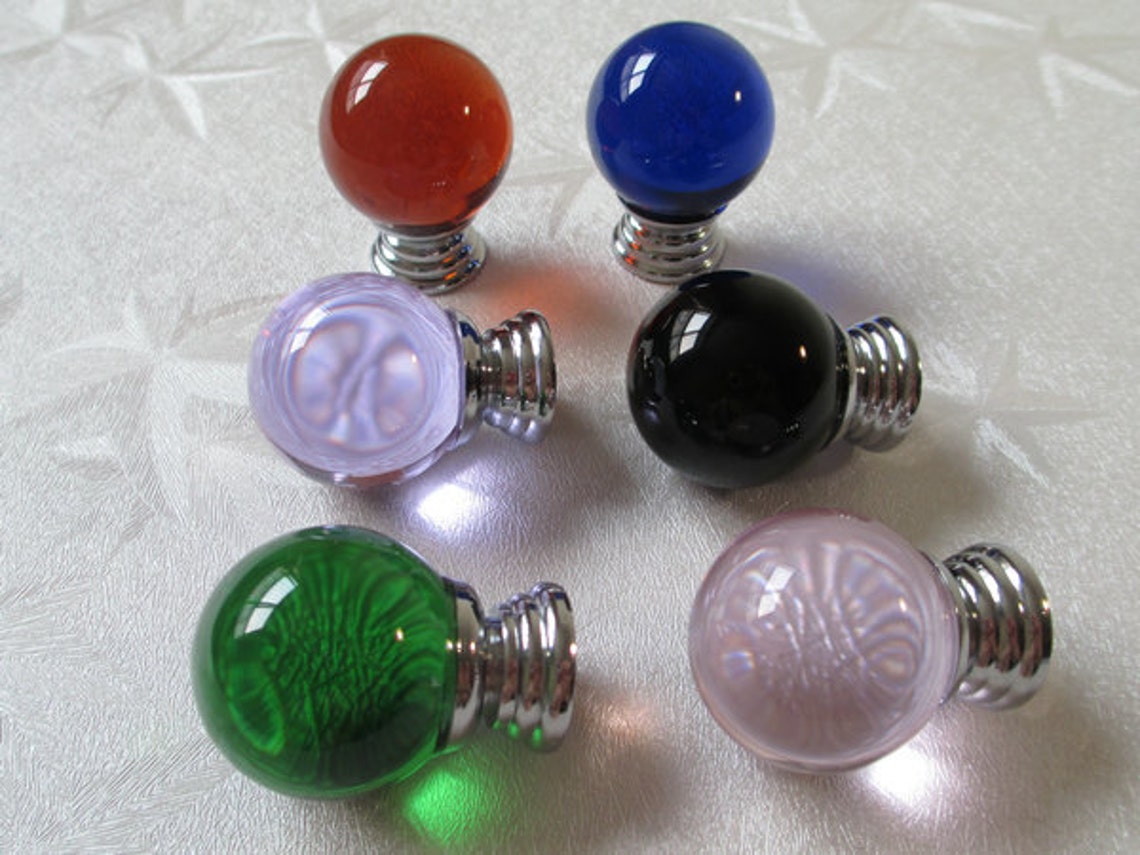 Green Glass Knobs Crystal Knob Green Drawer Knobs Dresser Knob Etsy