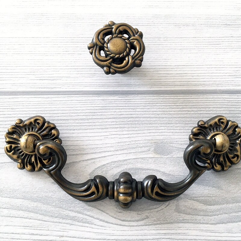 Antique Drawer Pulls - Etsy