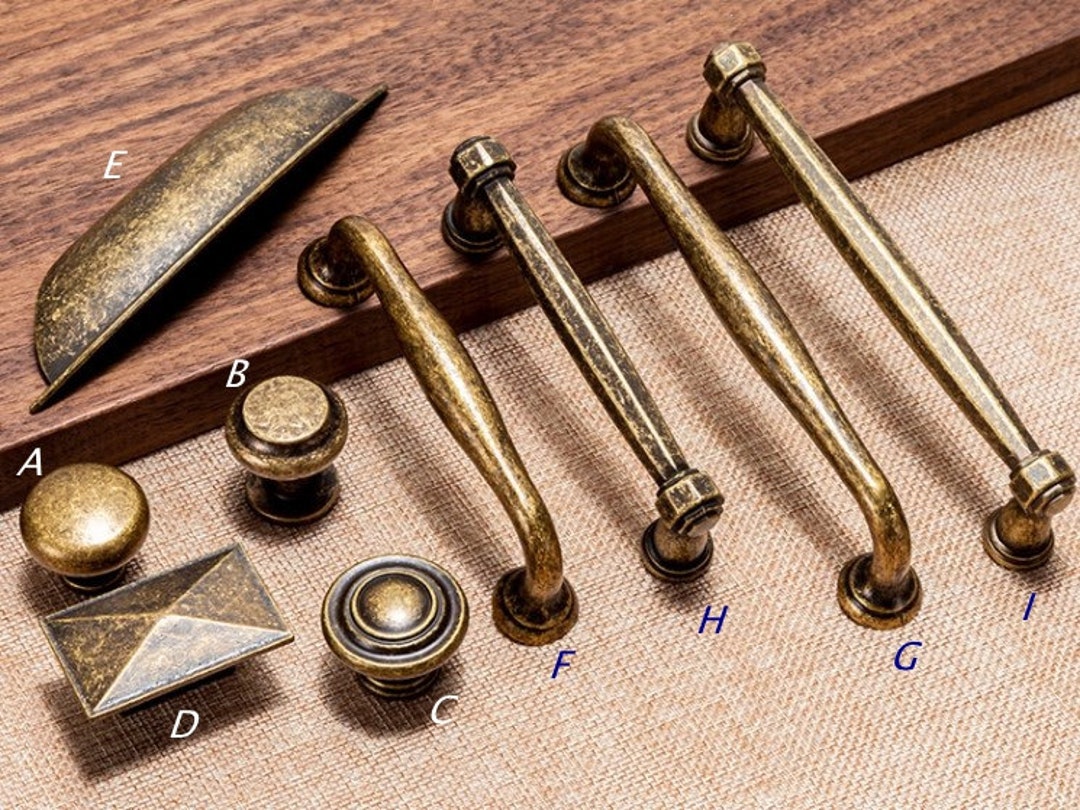 Vintage Style Cabinet Pull Handle Drawer Pull Dresser Pulls Cabinet ...