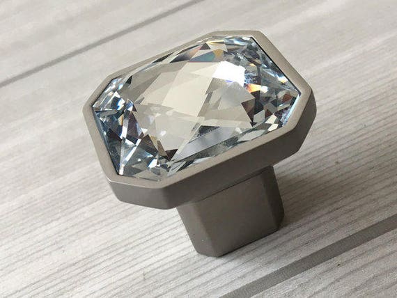 Glass Knob Dresser Knobs Crystal Drawer Knobs Pulls Handles Etsy