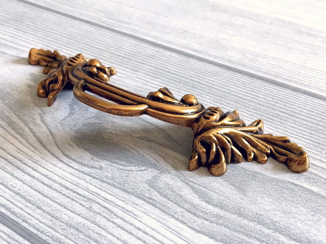 2 1/2 Drawer Pull Dresser Pulls Handles Antique Gold Etsy