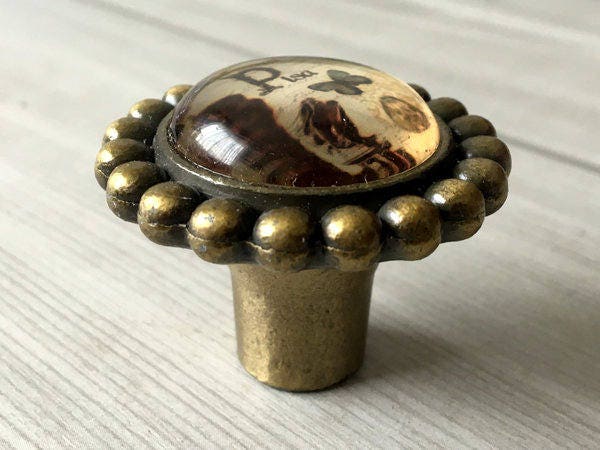 Vintage look shabby chic perilla cajón perillas cómodas cómoda | Etsy