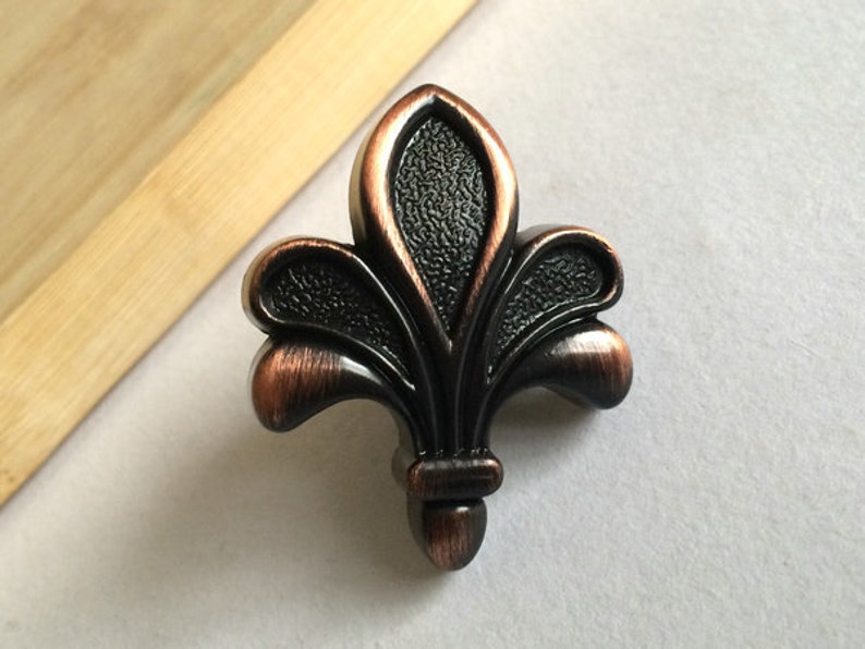 2.5 3.75 Fleur De Lis Door Handles Pull Etsy