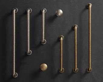 3,75" 5" 7,5" armoires poignées de tiroir Bronze étain or Nickel noir antique commode boutons poignée de meuble Simple matériel Lynns