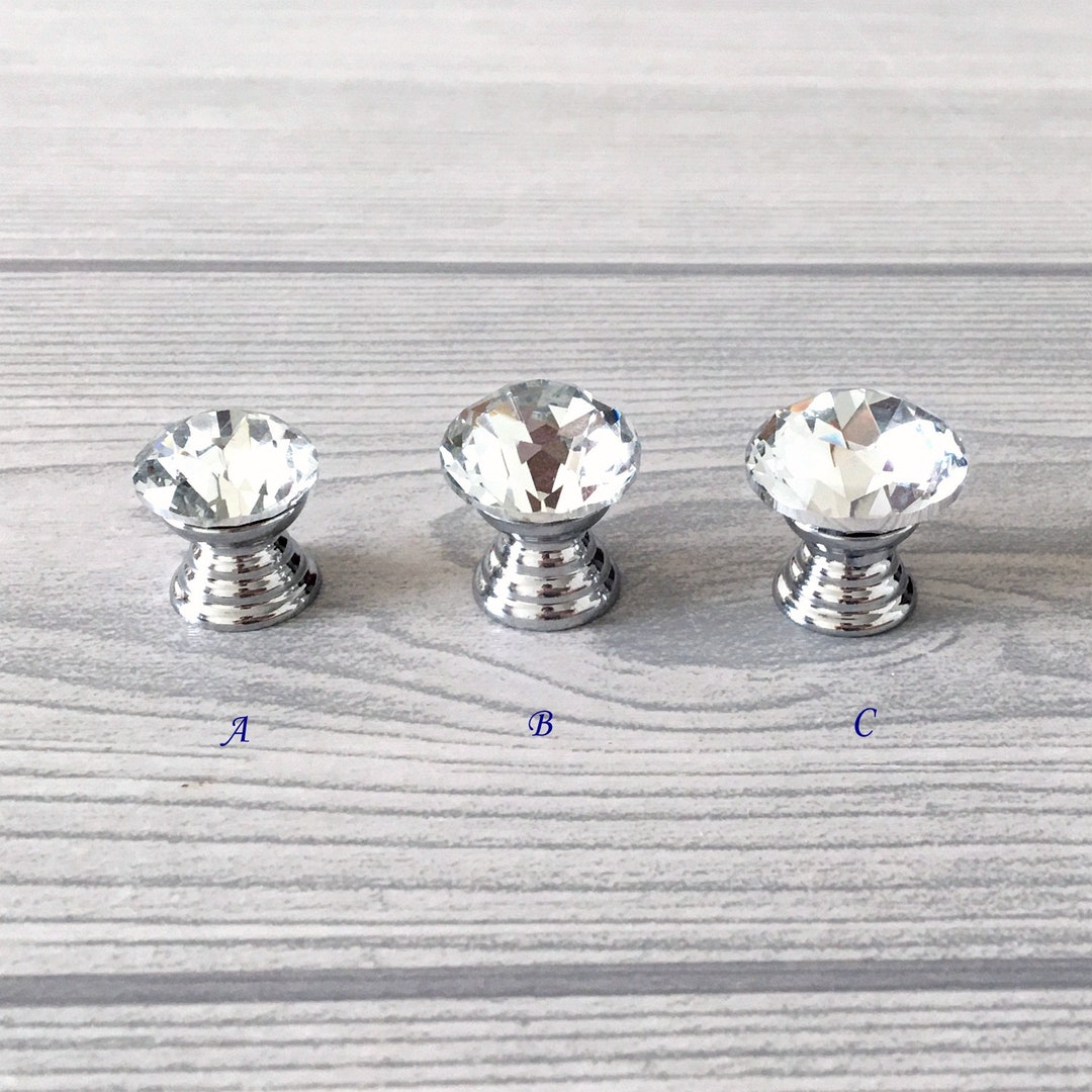 Jewelry Box Knobs Small Drawer Knobs Crystal Mini Knob Tiny Glass Knobs