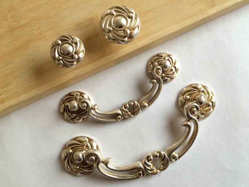 3.75 5 Dresser Knobs Pulls Drop Bail Drawer Pulls Handles Etsy