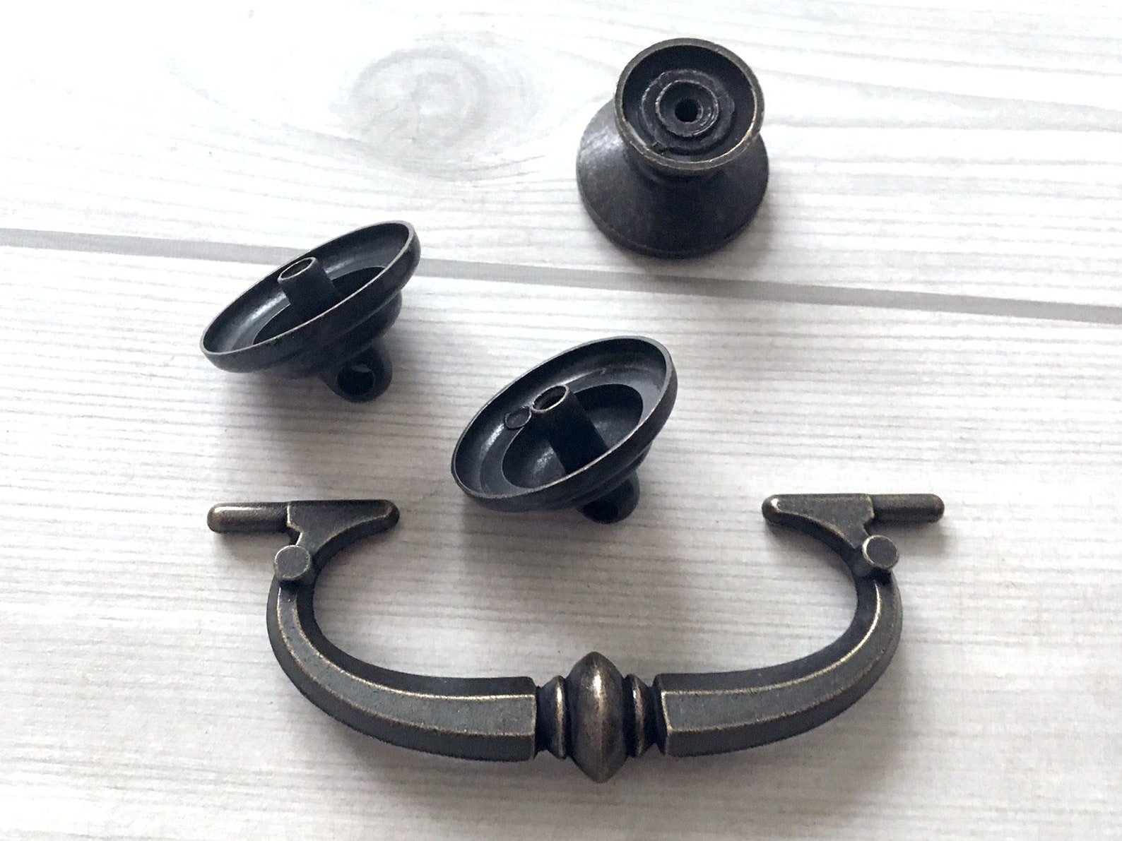 3 1/2 Drop Bail Dresser Pulls Drawer Pull Handles Rustic Etsy