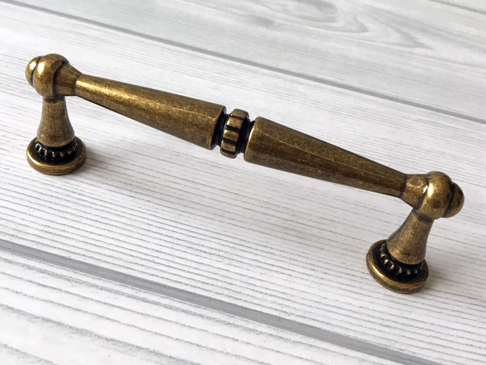 3.75 5 6.25 Antique Bronze Handle Etsy