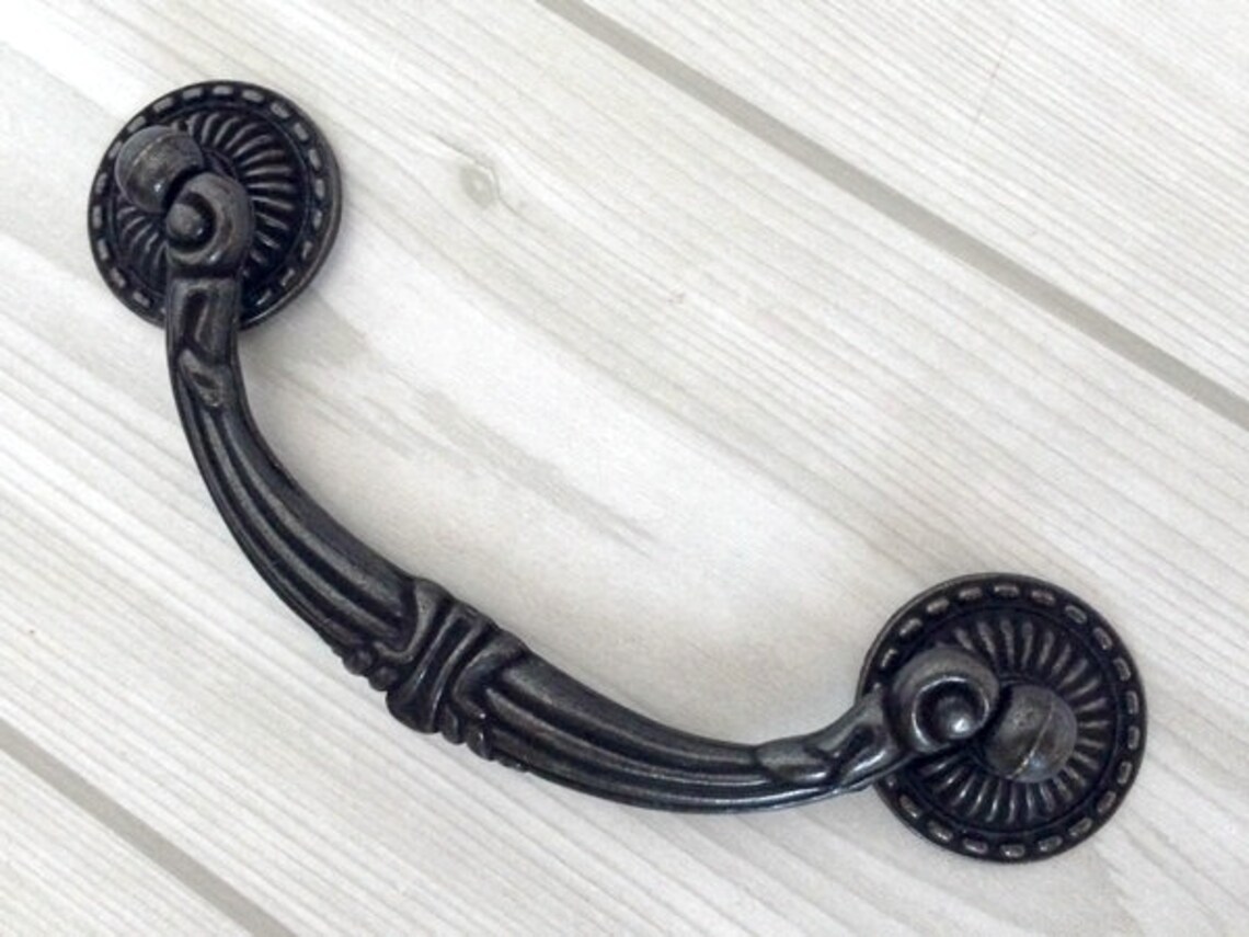 4.5 Drop Bail Dresser Pull Handle Drawer Pulls Handles Etsy