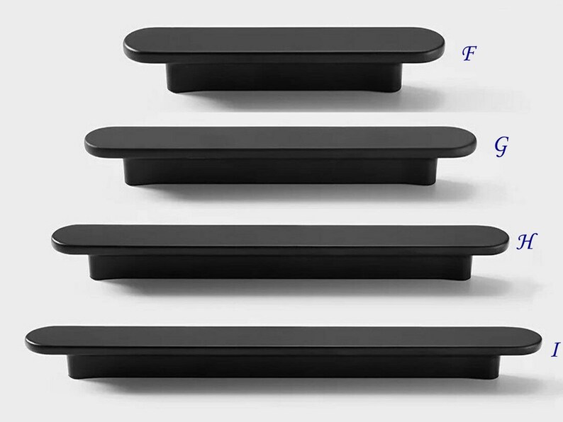 Pulls Handles Matte Black Kitchen Knob Handle Etsy