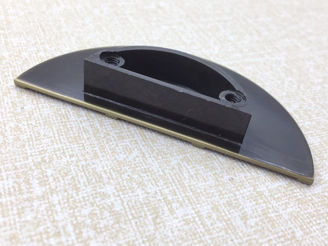 1 Pair of Half Moon Drawer Pulls 1.25 Centers Vintage Etsy