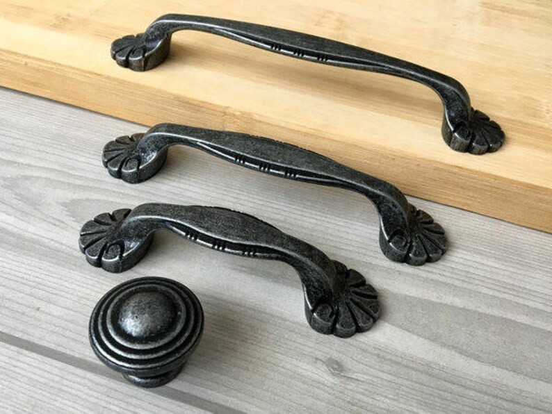 2.5 3.75 5 Rustic Dresser Drawer Pulls Etsy