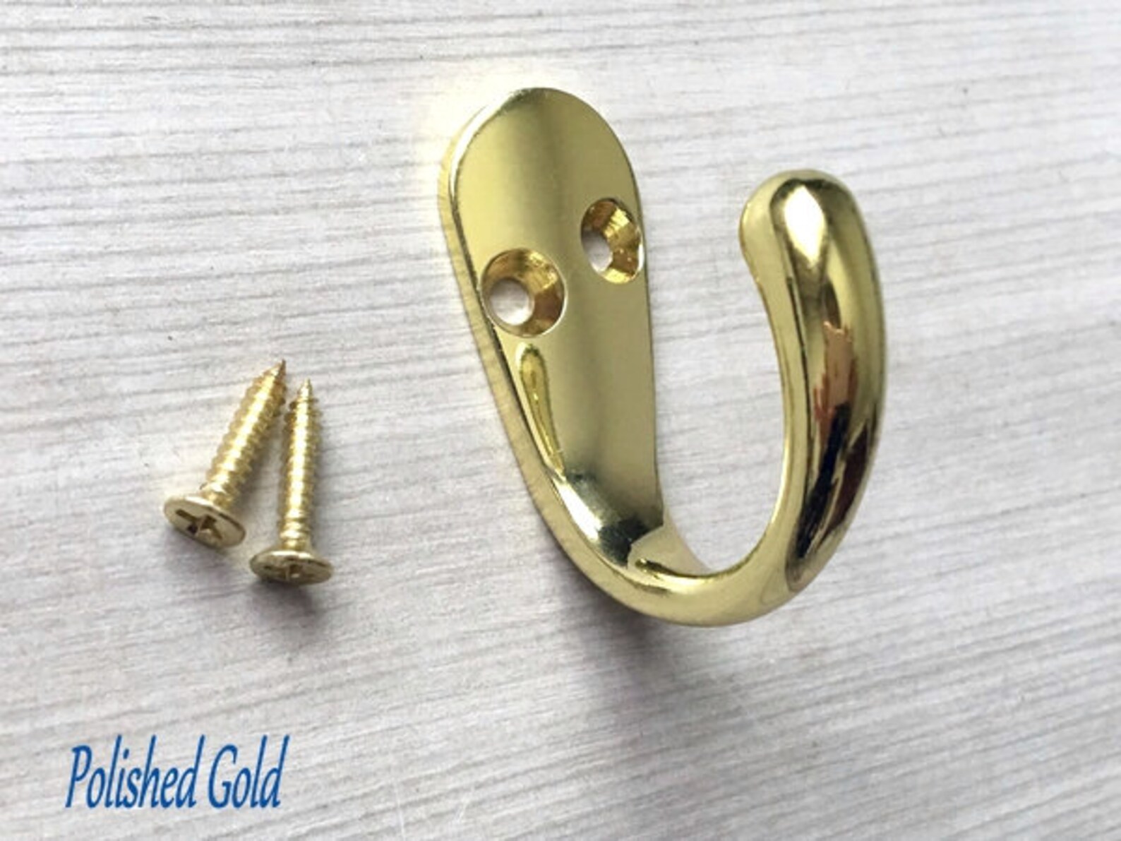 Small Wall Hooks Decorative Hooks Wall Hook Gold Brushed Etsy