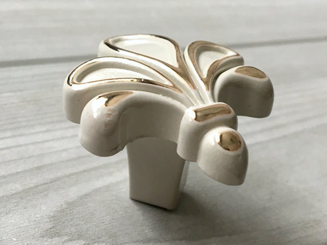 Fleur De Lis Schrank Knauf Schubladen Knöpfe Türknauf Möbel | Etsy