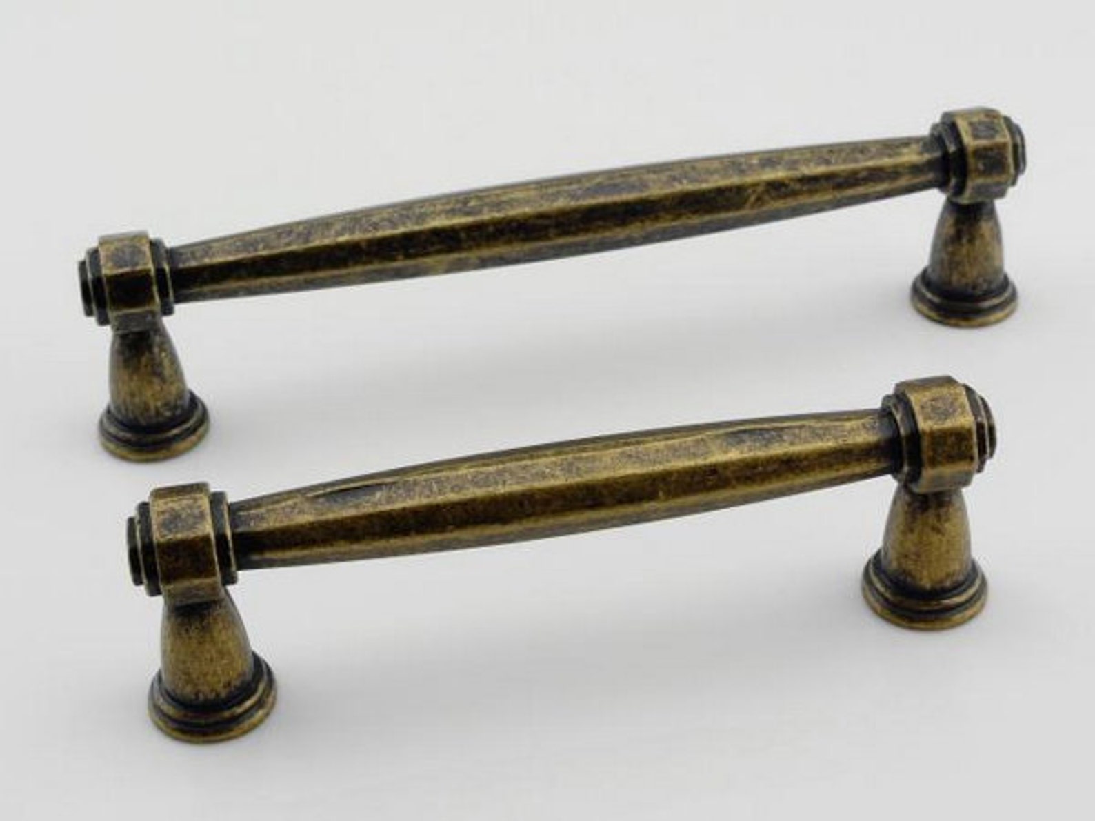 3.75 5 Antique Bronze Drawer Knobs Dresser Pulls Etsy