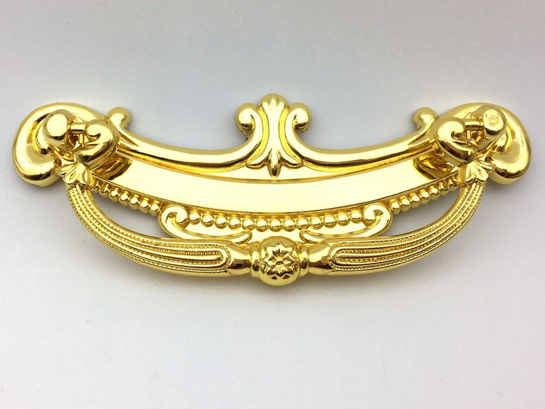 2.5 3.75 Gold Drop Bail Drawer Pulls Handles Etsy