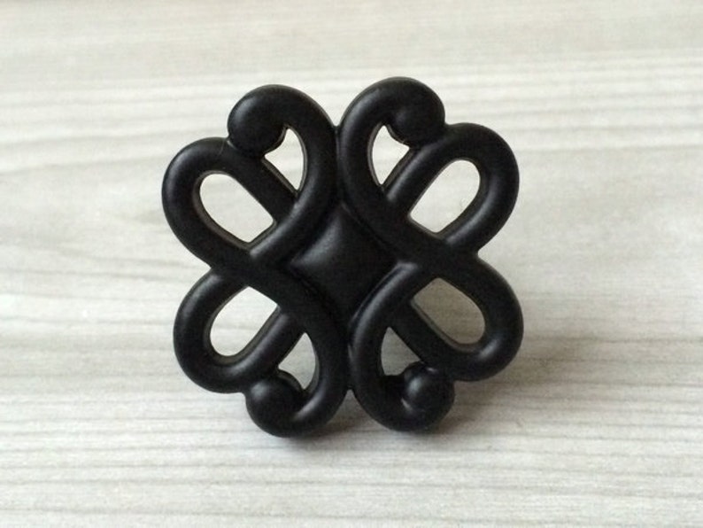 Butterfly Knobs Dresser Knob Pulls Drawer Pull Handles Black Etsy