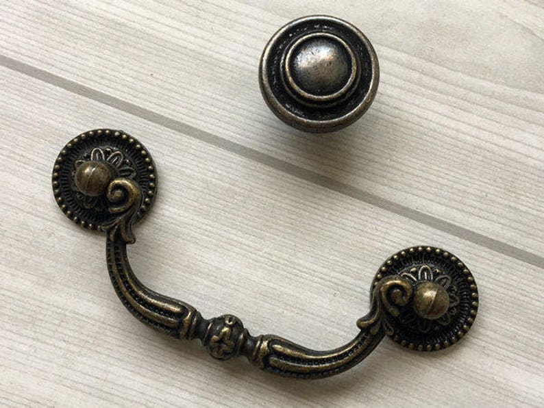 3.75 Bail Drawer Pull Drop Handles Knobs Dresser Pulls Etsy