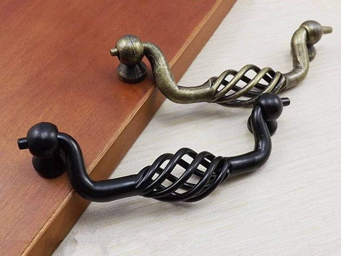 3.75 5 Vintage Style Bail Drawer Pull Dresser Etsy