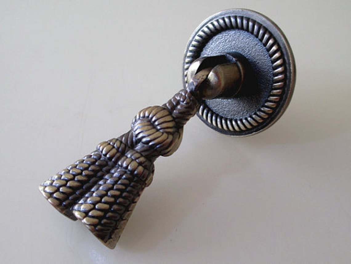 Vintage Style Tassel Drop Pull Dresser Drawer Pulls Handles Etsy