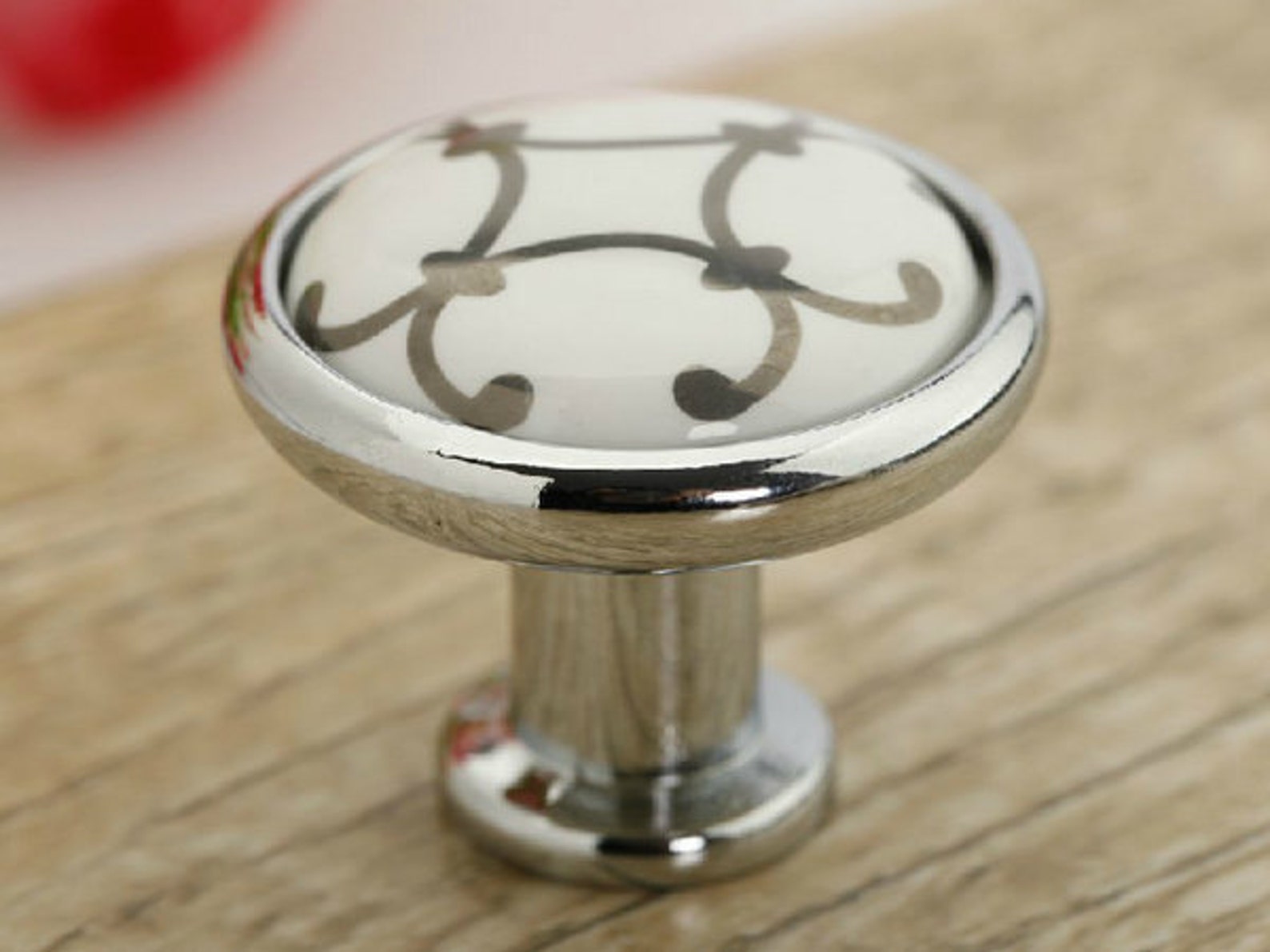 3.75 White Dresser Pulls Drawer Pull Handles Ceramic Etsy