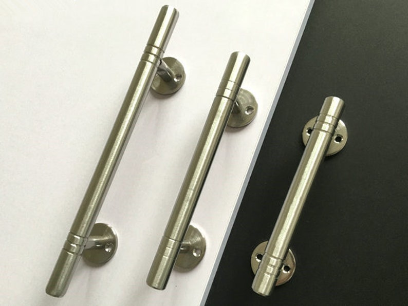 Nickel Door Handles Drawer Pull Handles Dresser Pulls Handle Etsy