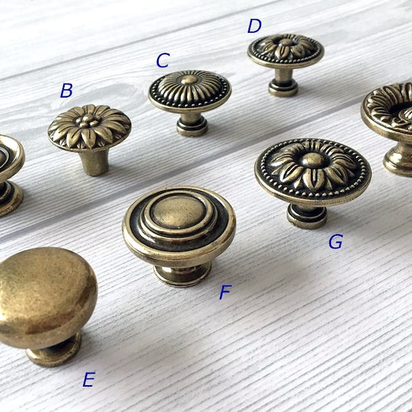 Knob Bronze Drawer Knobs Pull Handles Dresser Knobs Kitchen Cabinet Door Knob Pulls Handle Cottage Chic Retro Rustic Hardware Lynns Hardware